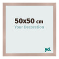 Photo Frame 50x50 cm Dusty Pink MDF Bologna Front Size | Yourdecoration.com