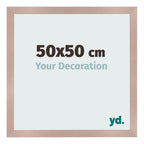 Photo Frame 50x50 cm Dusty Pink MDF Bologna Front Size | Yourdecoration.com