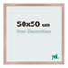 Photo Frame 50x50 cm Dusty Pink MDF Bologna Front Size | Yourdecoration.com