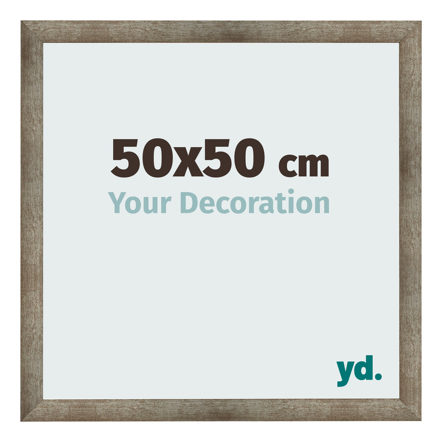 Photo Frame 50x50 cm Metal Vintage MDF Bologna Front Size | Yourdecoration.com