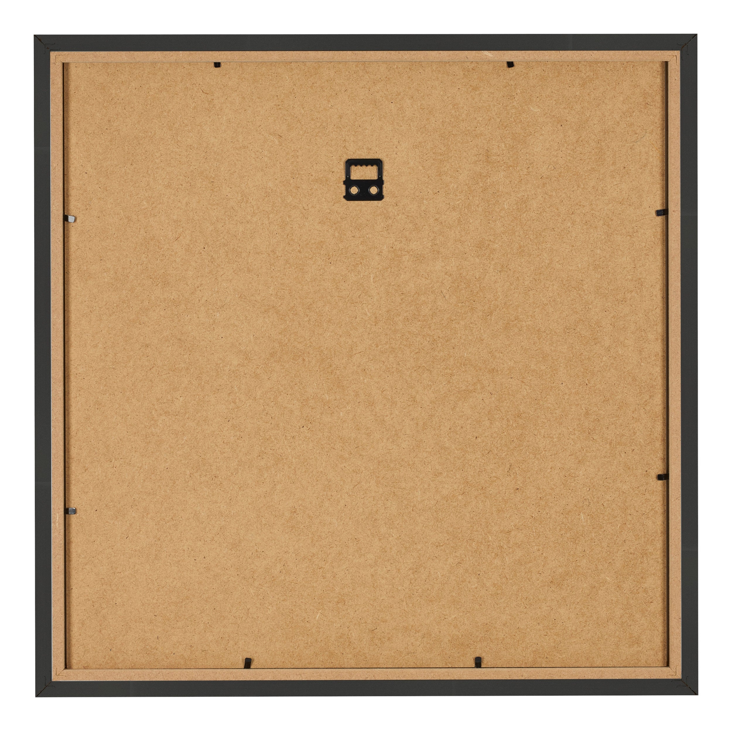 Photo Frame 50x50cm Black Woodgrain MDF Bologna Back | Yourdecoration.com
