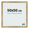 Photo Frame 50x50cm Gold Antique MDF Bologna Front Size | Yourdecoration.com