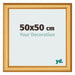 Photo Frame 50x50cm Gold Matte MDF Lazio Front Size | Yourdecoration.com