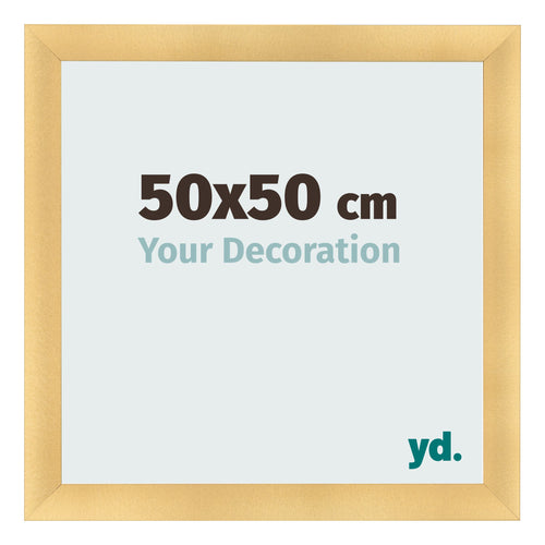 Photo Frame 50x50cm Gold Vintage MDF Pisa Front Size | Yourdecoration.com