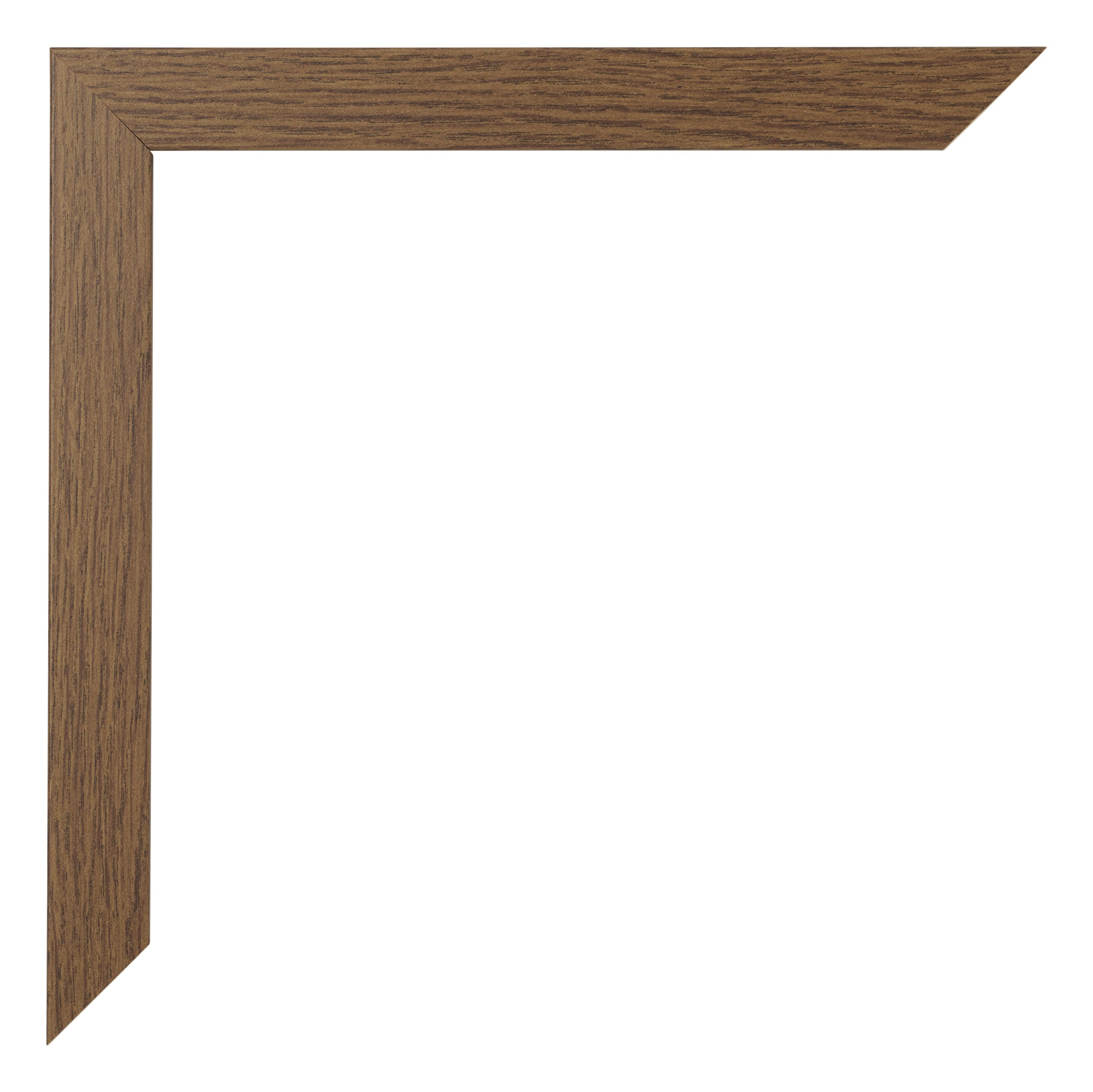 Photo Frame 50x50cm Oak Rustic MDF Bologna Detail Corner | Yourdecoration.com