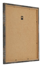 Photo Frame 50x50cm Oxidized Metal MDF Bologna Back Oblique | Yourdecoration.com