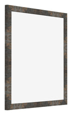 Photo Frame 50x50cm Oxidized Metal MDF Bologna Front Oblique | Yourdecoration.com