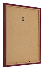 Photo Frame 50x50cm Wine Red Swept MDF Bologna Back Oblique | Yourdecoration.com