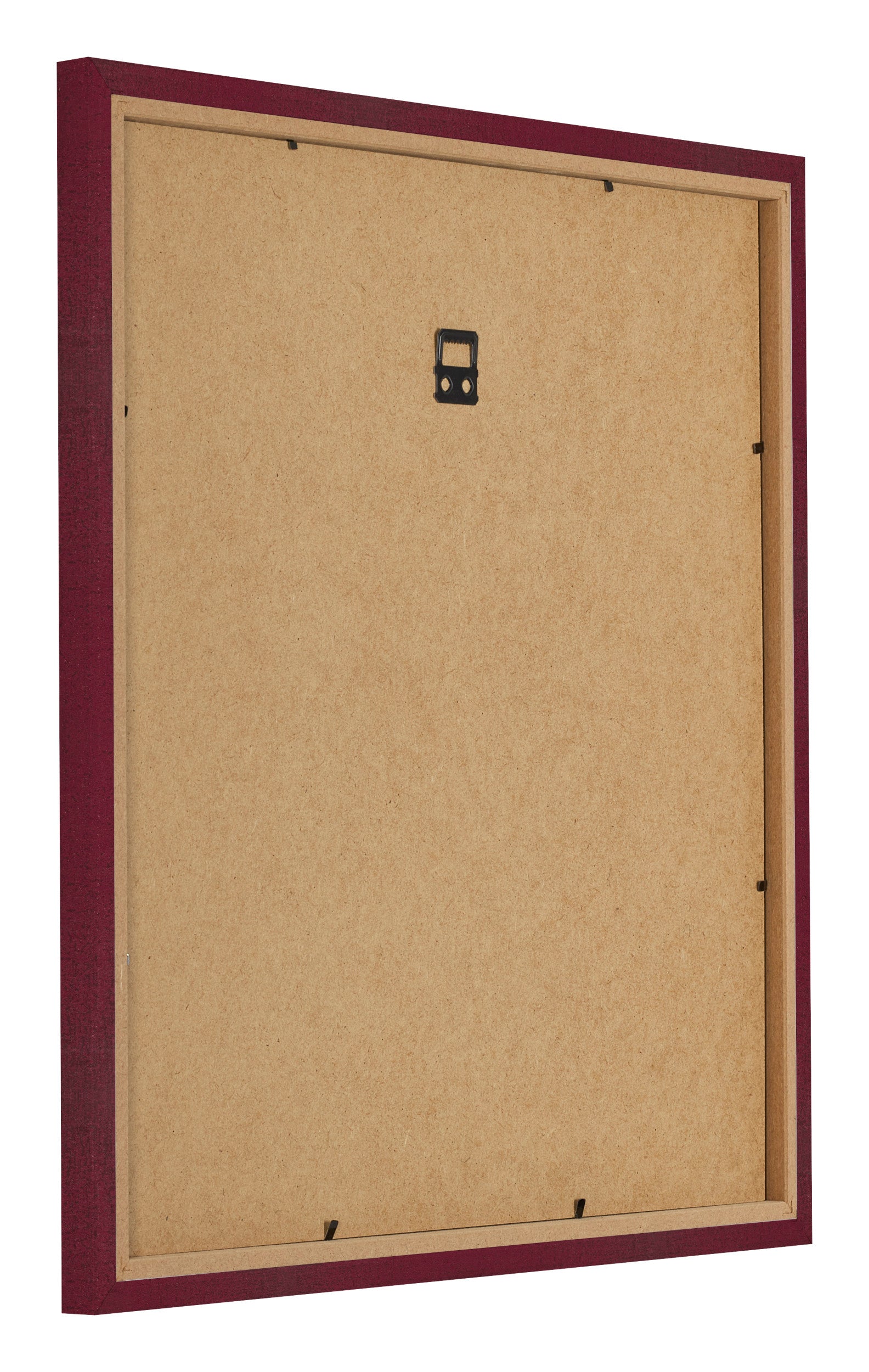 Photo Frame 50x50cm Wine Red Swept MDF Bologna Back Oblique | Yourdecoration.com