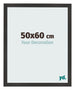 Photo Frame 50x60 cm Black Matte MDF Bologna Front Size | Yourdecoration.com