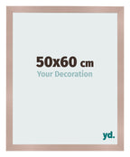 Photo Frame 50x60 cm Dusty Pink MDF Bologna Front Size | Yourdecoration.com