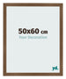 Photo Frame 50x60 cm Oak Rustic MDF Bologna Front Size | Yourdecoration.com
