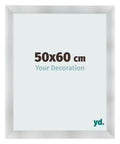 Photo Frame 50x60cm Aluminum Brushed MDF Pisa Front Size | Yourdecoration.com