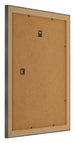 Photo Frame 50x60cm Black Silver Polished MDF Pisa Back Oblique | Yourdecoration.com