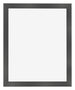Photo Frame 50x60cm Black Silver Polished MDF Pisa Front | Yourdecoration.com