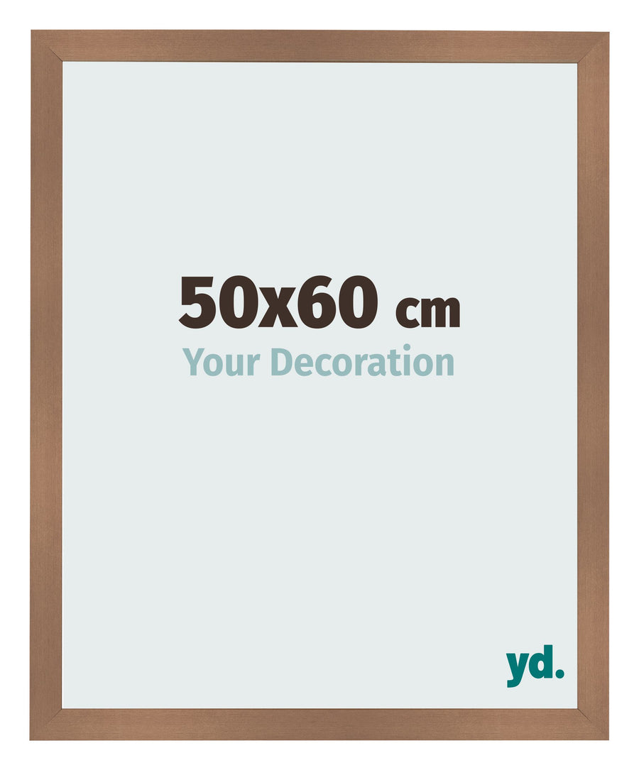 Photo Frame 50x60cm Copper Design MDF Bologna Front Size | Yourdecoration.com