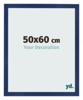 Photo Frame 50x60cm Dark Blue Swept MDF Bologna Front Size | Yourdecoration.com