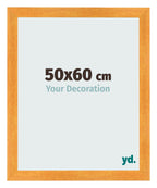 Photo Frame 50x60cm Orange MDF Pisa Front Size | Yourdecoration.com
