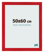 Photo Frame 50x60cm Red MDF Pisa Front Size | Yourdecoration.com