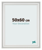 Photo Frame 50x60cm White Swept MDF Lazio Front Size | Yourdecoration.com