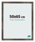 Photo Frame 50x65 cm Oxidized Metal MDF Bologna Front Size | Yourdecoration.com