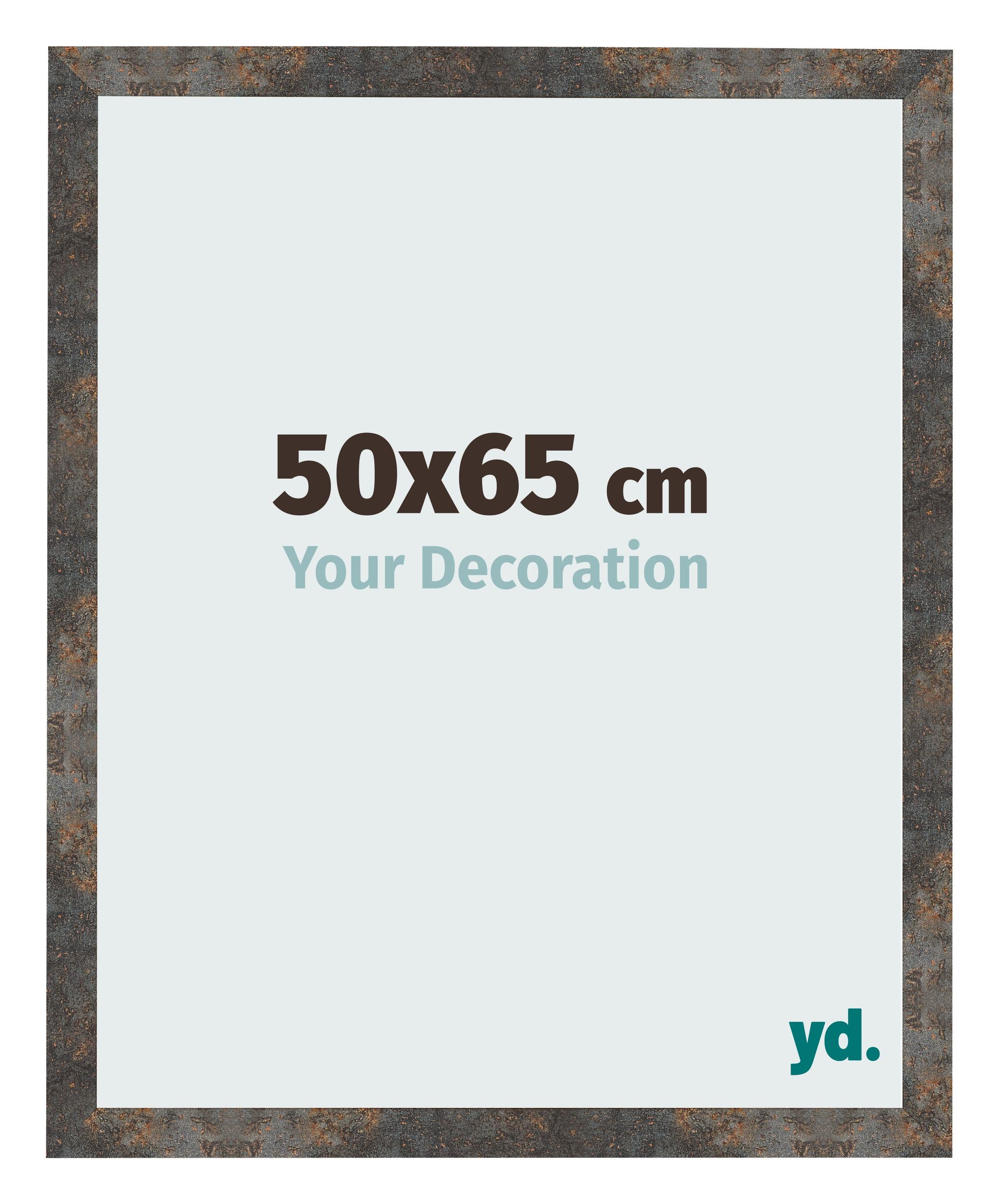 Photo Frame 50x65 cm Oxidized Metal MDF Bologna Front Size | Yourdecoration.com