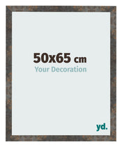 Photo Frame 50x65 cm Oxidized Metal MDF Bologna Front Size | Yourdecoration.com