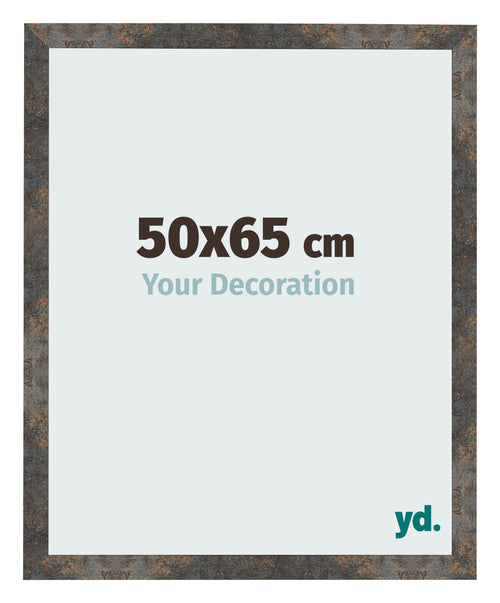 Photo Frame 50x65 cm Oxidized Metal MDF Bologna Front Size | Yourdecoration.com
