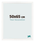 Photo Frame 50x65 cm White High Gloss MDF Bologna Front Size | Yourdecoration.com