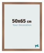 Photo Frame 50x65cm Copper Design MDF Bologna Front Size | Yourdecoration.com