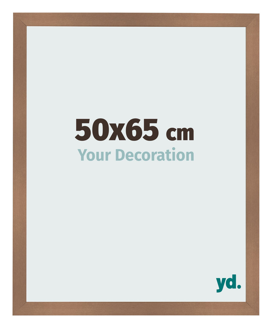 Photo Frame 50x65cm Copper Design MDF Bologna Front Size | Yourdecoration.com