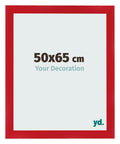 Photo Frame 50x65cm Red MDF Pisa Front Size | Yourdecoration.com