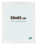 Photo Frame 50x65cm White Vintage MDF Pisa Front Size | Yourdecoration.com