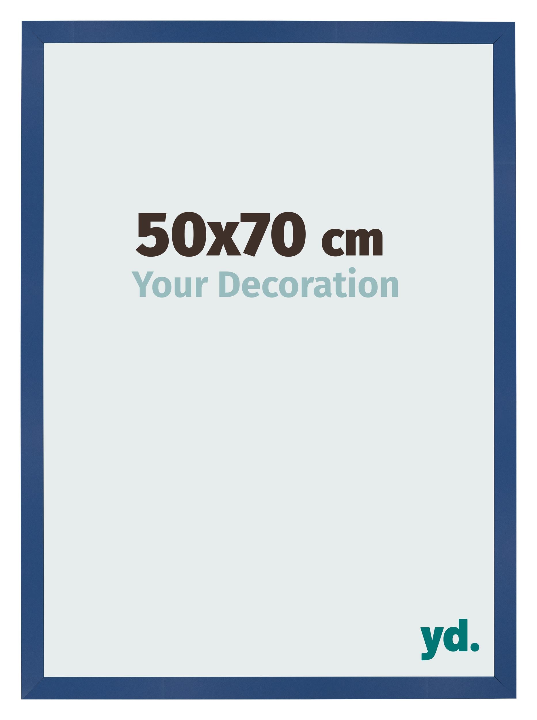 Photo Frame 50x70 cm Dark Blue MDF Bologna Front Size | Yourdecoration.com