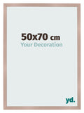 Photo Frame 50x70 cm Dusty Pink MDF Bologna Front Size | Yourdecoration.com