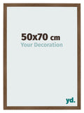 Photo Frame 50x70 cm Oak Rustic MDF Bologna Front Size | Yourdecoration.com