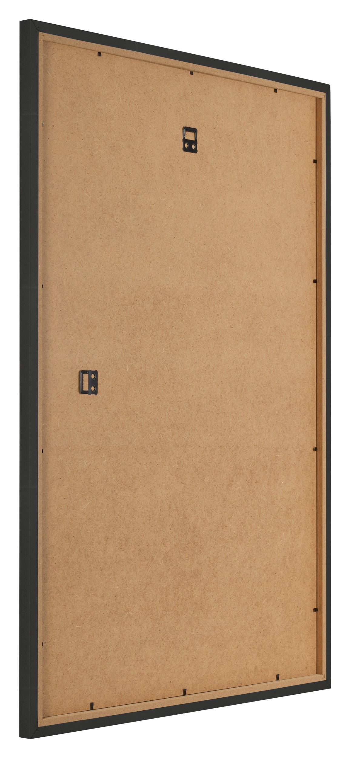Photo Frame 50x70cm Black Woodgrain MDF Bologna Back Oblique | Yourdecoration.com