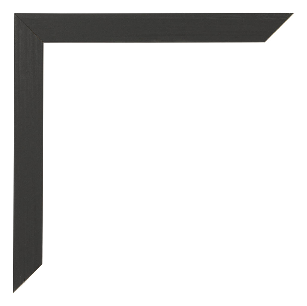 Photo Frame 50x70cm Black Woodgrain MDF Bologna Detail Corner | Yourdecoration.com