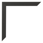 Photo Frame 50x70cm Black Woodgrain MDF Bologna Detail Corner | Yourdecoration.com