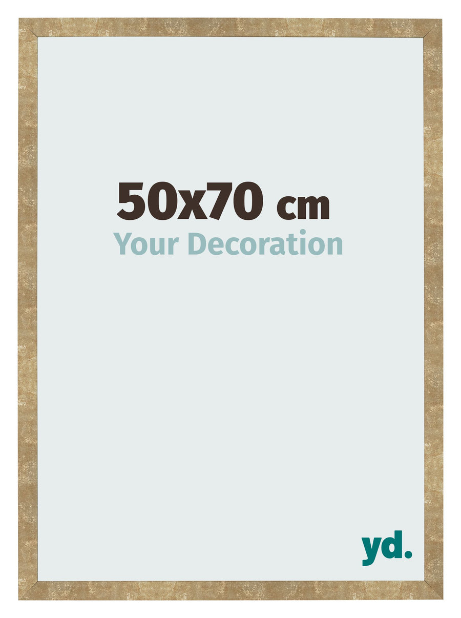 Photo Frame 50x70cm Gold Antique MDF Bologna Front Size | Yourdecoration.com