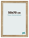 Photo Frame 50x70cm Gold Antique MDF Lazio Front Size | Yourdecoration.com