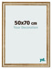 Photo Frame 50x70cm Gold Antique MDF Lazio Front Size | Yourdecoration.com