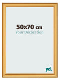 Photo Frame 50x70cm Gold Matte MDF Lazio Front Size | Yourdecoration.com