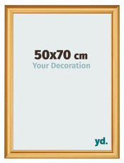 Photo Frame 50x70cm Gold Matte MDF Lazio Front Size | Yourdecoration.com