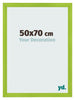 Photo Frame 50x70cm Green MDF Pisa Front Size | Yourdecoration.com