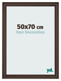 Photo Frame 50x70cm Oak Dark MDF Lazio Front Size | Yourdecoration.com