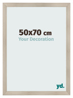 Photo Frame 50x70cm Oak Rustic MDF Pisa Front Size | Yourdecoration.com
