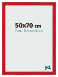 Photo Frame 50x70cm Red MDF Pisa Front Size | Yourdecoration.com
