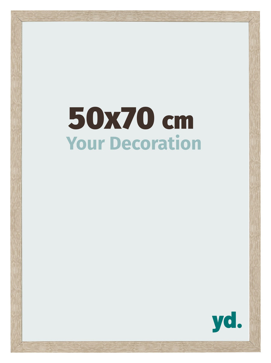 Photo Frame 50x70cm Sonoma Oak MDF Bologna Front Size | Yourdecoration.com