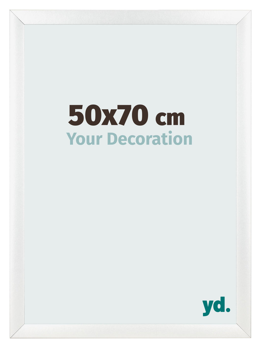 Photo Frame 50x70cm White Vintage MDF Pisa Front Size | Yourdecoration.com